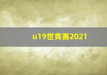 u19世青赛2021