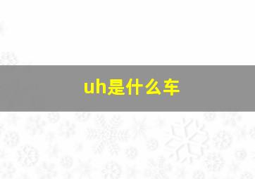 uh是什么车