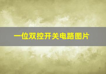 一位双控开关电路图片