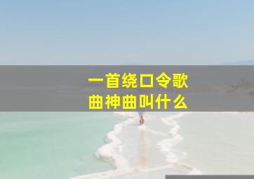 一首绕口令歌曲神曲叫什么