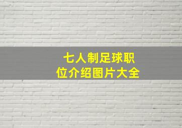 七人制足球职位介绍图片大全