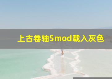 上古卷轴5mod载入灰色