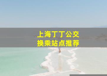 上海丁丁公交换乘站点推荐