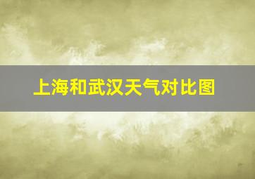 上海和武汉天气对比图