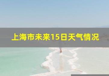 上海市未来15日天气情况