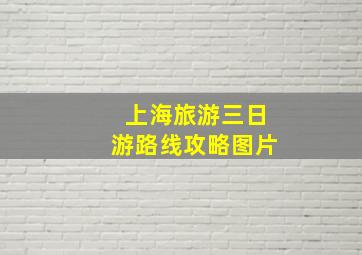 上海旅游三日游路线攻略图片