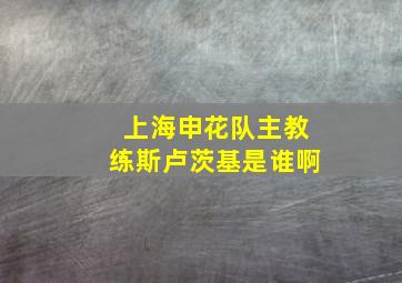 上海申花队主教练斯卢茨基是谁啊