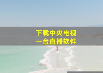 下载中央电视一台直播软件