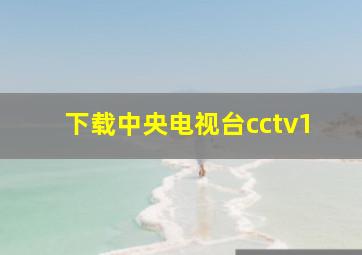 下载中央电视台cctv1