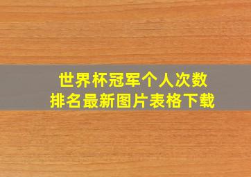 世界杯冠军个人次数排名最新图片表格下载