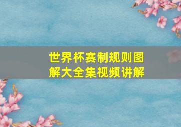 世界杯赛制规则图解大全集视频讲解