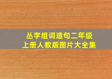 丛字组词造句二年级上册人教版图片大全集