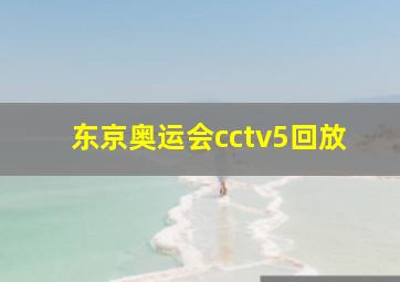 东京奥运会cctv5回放