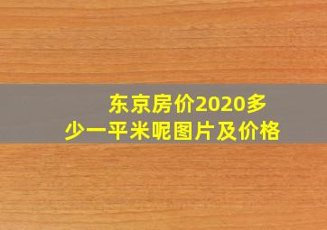 东京房价2020多少一平米呢图片及价格