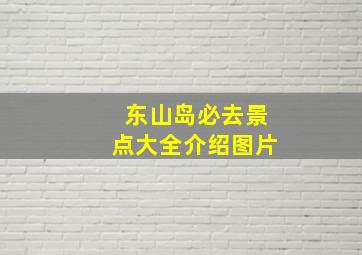 东山岛必去景点大全介绍图片