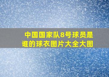 中国国家队8号球员是谁的球衣图片大全大图