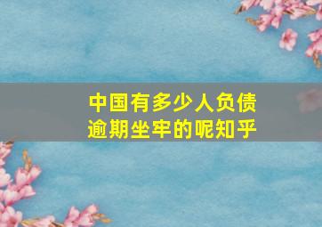 中国有多少人负债逾期坐牢的呢知乎