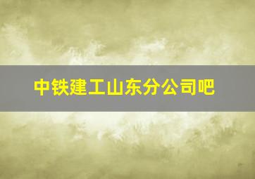 中铁建工山东分公司吧