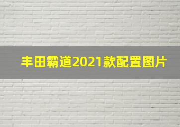 丰田霸道2021款配置图片