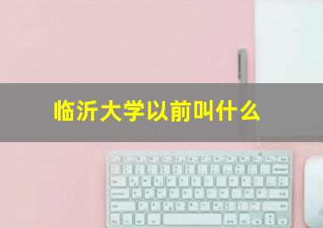 临沂大学以前叫什么