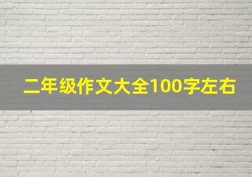 二年级作文大全100字左右