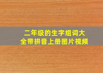 二年级的生字组词大全带拼音上册图片视频