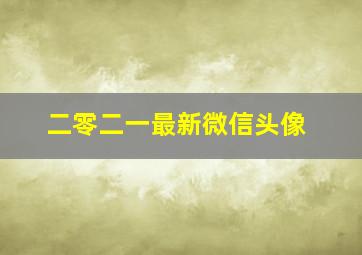 二零二一最新微信头像