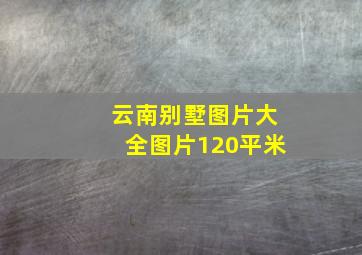 云南别墅图片大全图片120平米