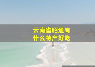 云南省昭通有什么特产好吃