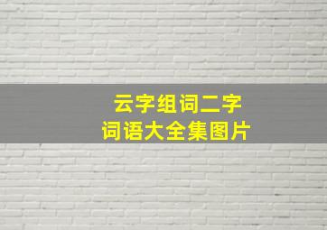 云字组词二字词语大全集图片