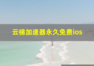 云梯加速器永久免费ios