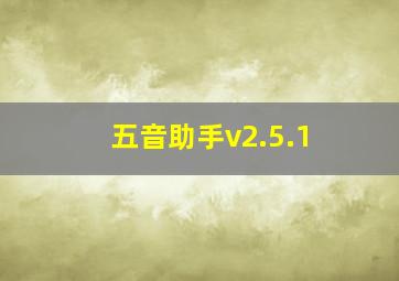 五音助手v2.5.1