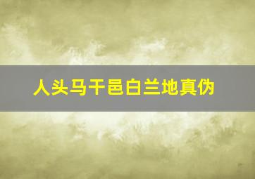 人头马干邑白兰地真伪