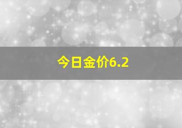 今日金价6.2