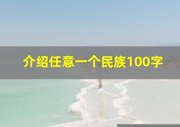 介绍任意一个民族100字