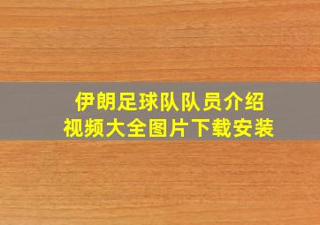 伊朗足球队队员介绍视频大全图片下载安装