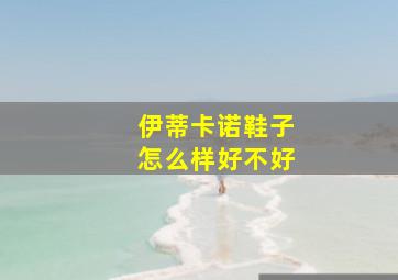 伊蒂卡诺鞋子怎么样好不好