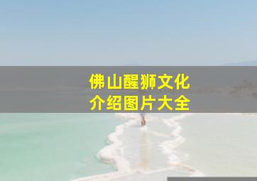 佛山醒狮文化介绍图片大全