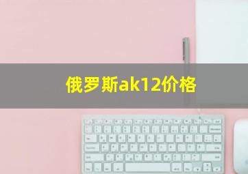 俄罗斯ak12价格