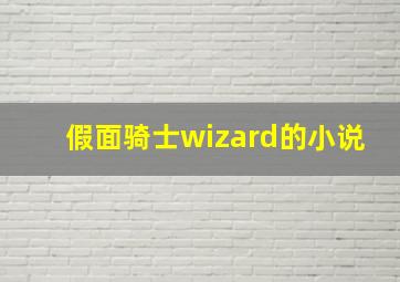 假面骑士wizard的小说