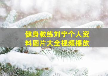 健身教练刘宁个人资料图片大全视频播放