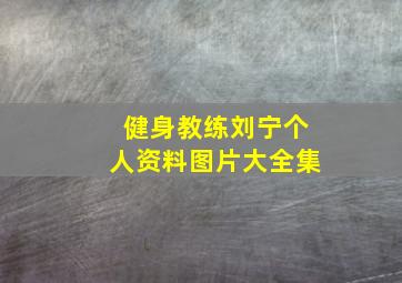 健身教练刘宁个人资料图片大全集