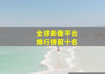 全球影像平台排行榜前十名