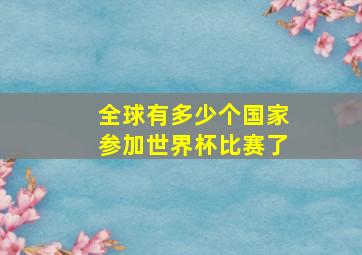 全球有多少个国家参加世界杯比赛了