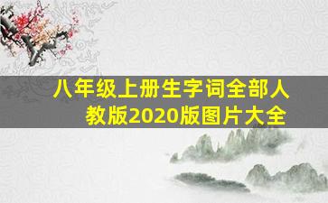 八年级上册生字词全部人教版2020版图片大全