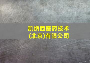 凯纳西医药技术(北京)有限公司