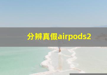 分辨真假airpods2