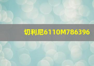 切利尼6110M786396