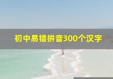 初中易错拼音300个汉字