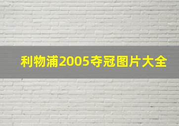 利物浦2005夺冠图片大全